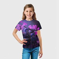 Футболка детская Джинкс Паудер - Jinx Powder, цвет: 3D-принт — фото 2