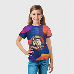 Футболка детская Джонни Лоуренс Кобра Кай, цвет: 3D-принт — фото 2