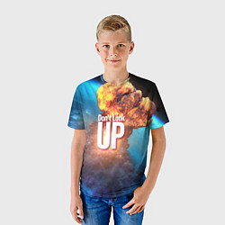 Футболка детская Dont look up!, цвет: 3D-принт — фото 2