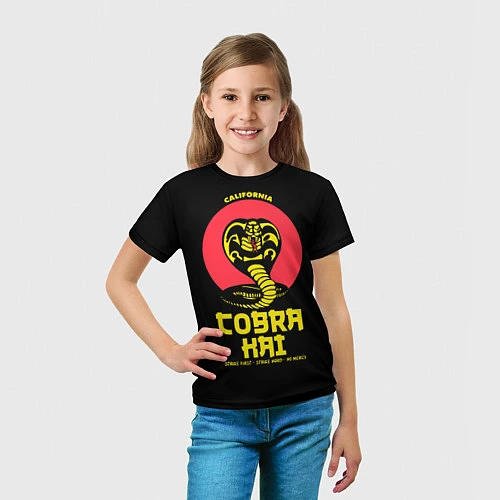 Детская футболка Cobra Kai California / 3D-принт – фото 5
