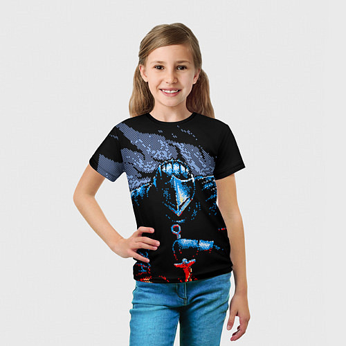 Детская футболка Dark SOULS 8 BIT / 3D-принт – фото 5