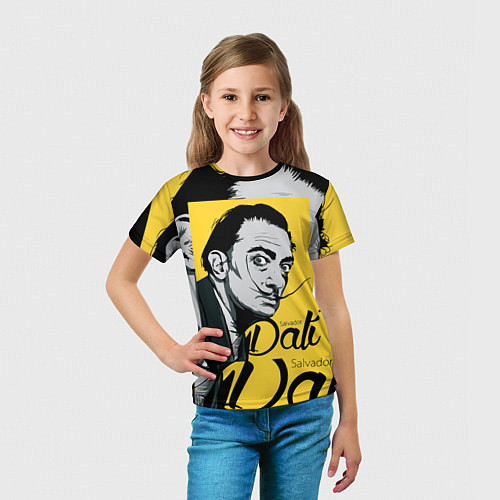 Детская футболка Сальвадор Дали Salvador Dali / 3D-принт – фото 5