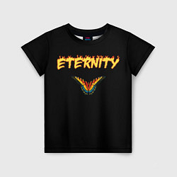 Футболка детская Eternity бабочка, цвет: 3D-принт