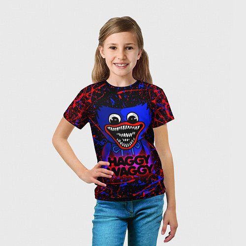 Детская футболка HAGGY WAGGY POPPY PLAYTIME / 3D-принт – фото 5
