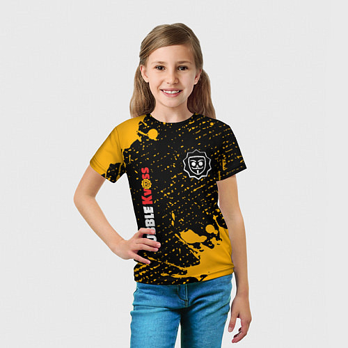 Детская футболка БАБЛ КВАС - Брызги / 3D-принт – фото 5