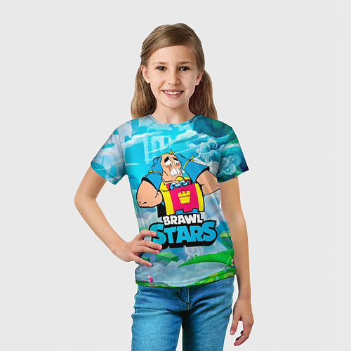 Детская футболка ГРОМ ИСПУГАЛСЯ BRAWL STARS / 3D-принт – фото 5