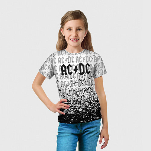 Детская футболка ACDC rock / 3D-принт – фото 5