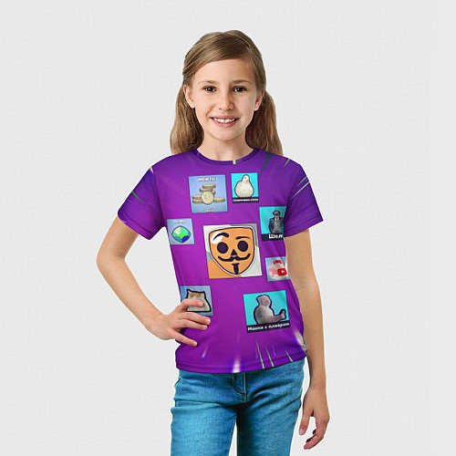 Детская футболка Babl Kvas Items / 3D-принт – фото 5