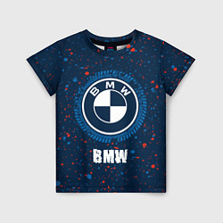 Футболка детская BMW BMW Брызги, цвет: 3D-принт