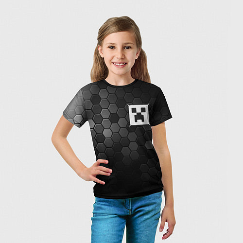 Детская футболка МАЙНКРАФТ Графика / 3D-принт – фото 5