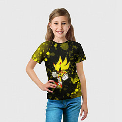 Футболка детская SONIC EXE Краски, цвет: 3D-принт — фото 2