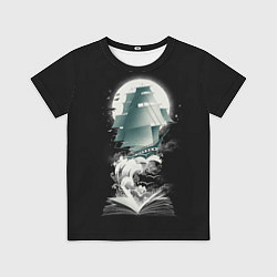 Футболка детская Книга Путешествий, цвет: 3D-принт