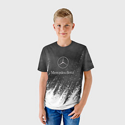 Футболка детская Mercedes-Benz: Облако с Брызгами, цвет: 3D-принт — фото 2