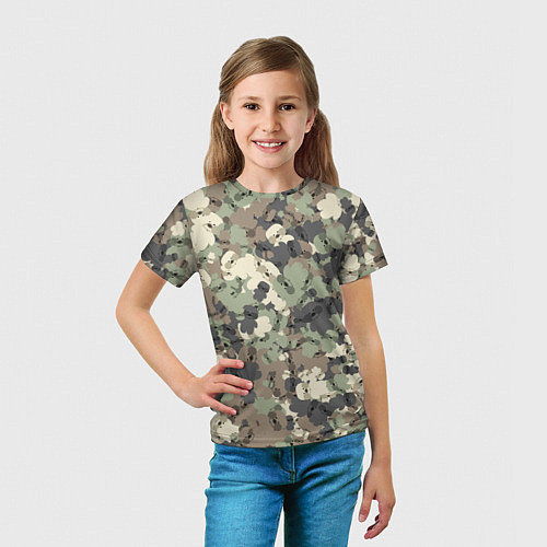 Детская футболка Камуфляж с уточками Lalafanfan / 3D-принт – фото 5