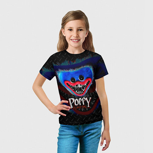 Детская футболка Хагги Вагги Паппи Плейтайм Poppy Playtime / 3D-принт – фото 5