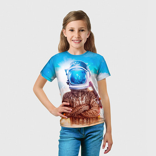 Детская футболка Lets create our own world / 3D-принт – фото 5