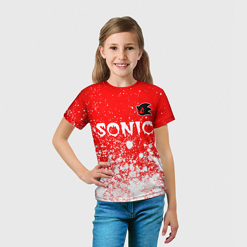 Детская футболка SONIC EXE Арт / 3D-принт – фото 5