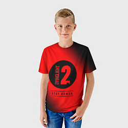 Футболка детская DYING LIGHT 2 Минимализм, цвет: 3D-принт — фото 2