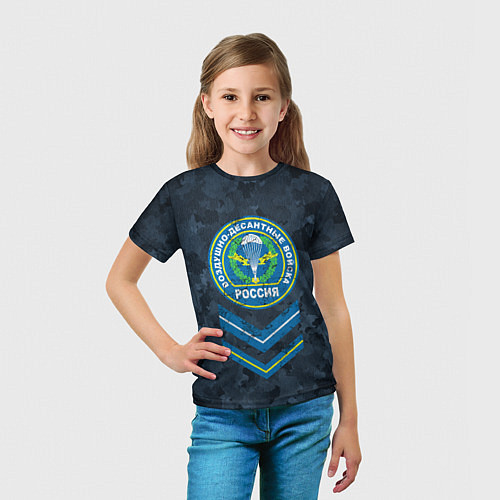 Детская футболка Эмблема ВДВ / 3D-принт – фото 5
