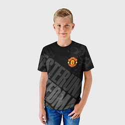 Футболка детская Manchester United , Манчестер Юнайтед, цвет: 3D-принт — фото 2