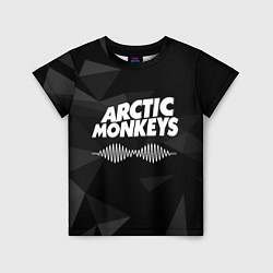 Футболка детская Arctic Monkeys Серая Геометрия, цвет: 3D-принт