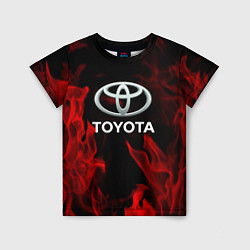 Футболка детская Toyota Red Fire, цвет: 3D-принт