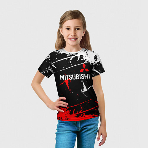 Детская футболка Mitsubishi Sport Auto / 3D-принт – фото 5