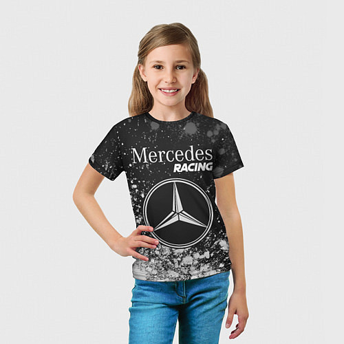 Детская футболка MERCEDES Racing - Арт / 3D-принт – фото 5