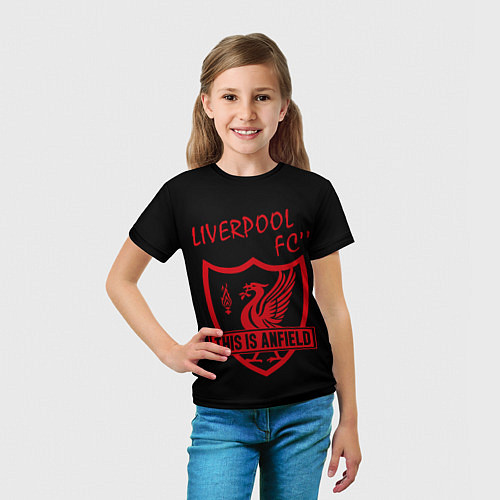 Детская футболка Liverpool Ливерпуль / 3D-принт – фото 5