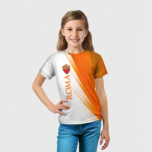 Детская футболка Roma Рома / 3D-принт – фото 5