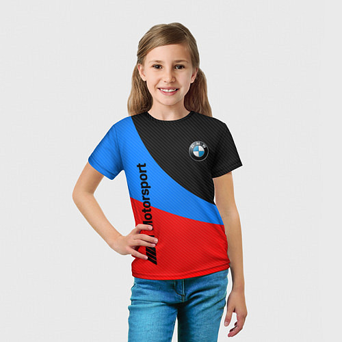 Детская футболка BMW MOTOSPORT 2022 / 3D-принт – фото 5