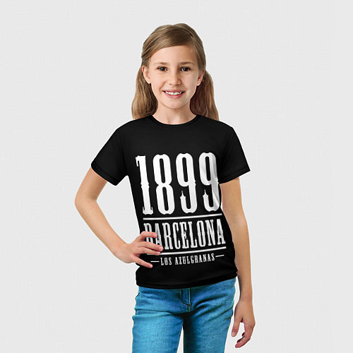 Детская футболка Barcelona 1899 Барселона / 3D-принт – фото 5