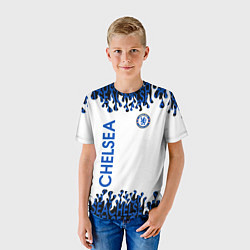Футболка детская Chelsea челси спорт, цвет: 3D-принт — фото 2