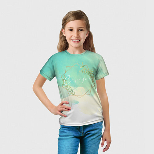 Детская футболка Созидай Цвети / 3D-принт – фото 5