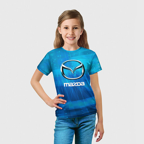 Детская футболка Mazda мазда / 3D-принт – фото 5