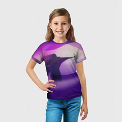 Футболка детская Биатлон Двоеборье, цвет: 3D-принт — фото 2