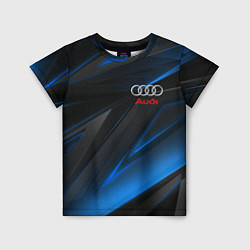 Детская футболка AUDI NEON STRIPES GEOMETRY LINE