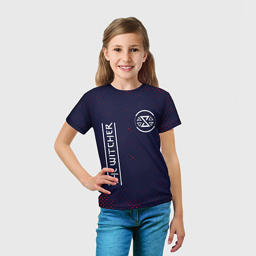 Детская футболка ВЕДЬМАК Гранж / 3D-принт – фото 5