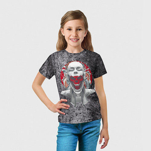 Детская футболка Под маской человека / 3D-принт – фото 5