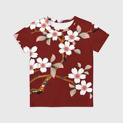 Футболка детская Векторная весна, цвет: 3D-принт