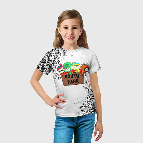 Детская футболка Южный парк - персонажи South Park / 3D-принт – фото 5