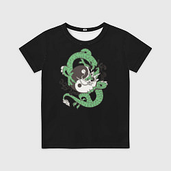 Футболка детская Зеленый dragoon, цвет: 3D-принт