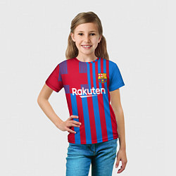 Футболка детская Обамеянг Барселона, цвет: 3D-принт — фото 2