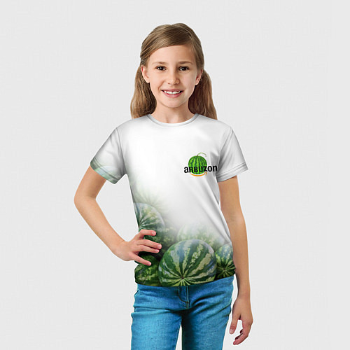 Детская футболка Арбузон - all / 3D-принт – фото 5