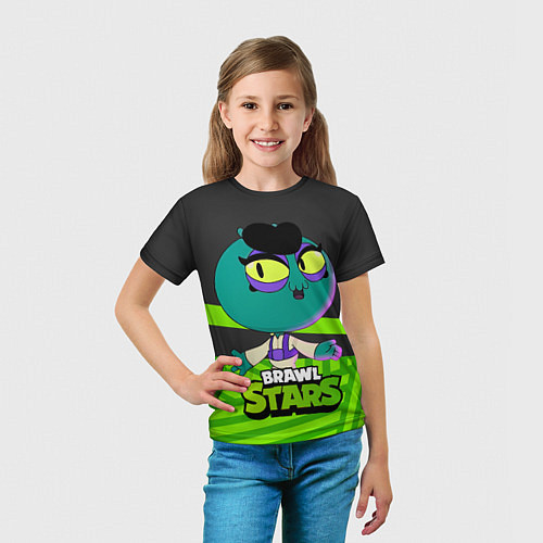Детская футболка Хитрая Ева BrawlStars / 3D-принт – фото 5