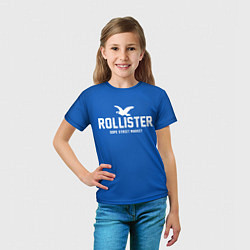 Футболка детская Узор Blue Rollister Dope Street Market, цвет: 3D-принт — фото 2
