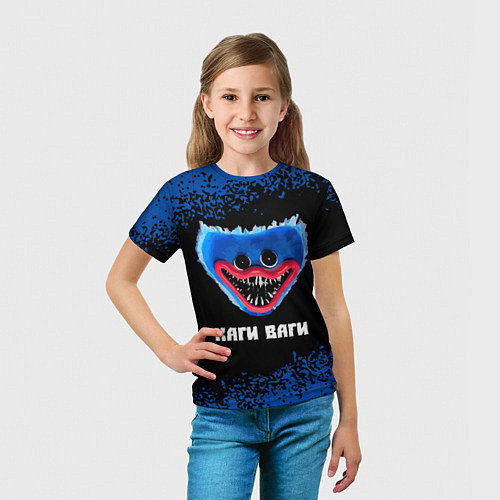 Детская футболка ХАГИ ВАГИ - Краска / 3D-принт – фото 5