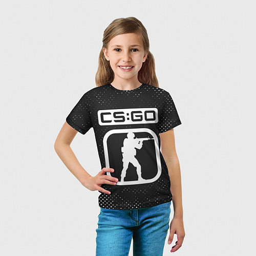 Детская футболка КС ГО Гранж / 3D-принт – фото 5