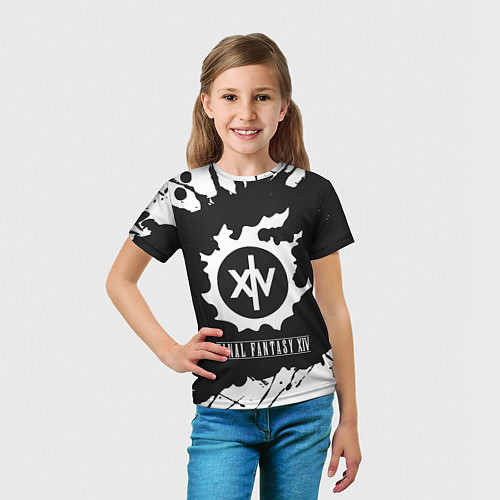 Детская футболка FINAL FANTASY XIV - МЕТЕОР Краска / 3D-принт – фото 5
