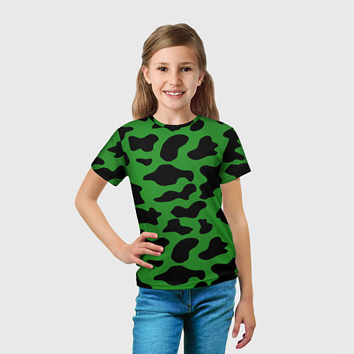 Детская футболка Армейский камуфляж / 3D-принт – фото 5